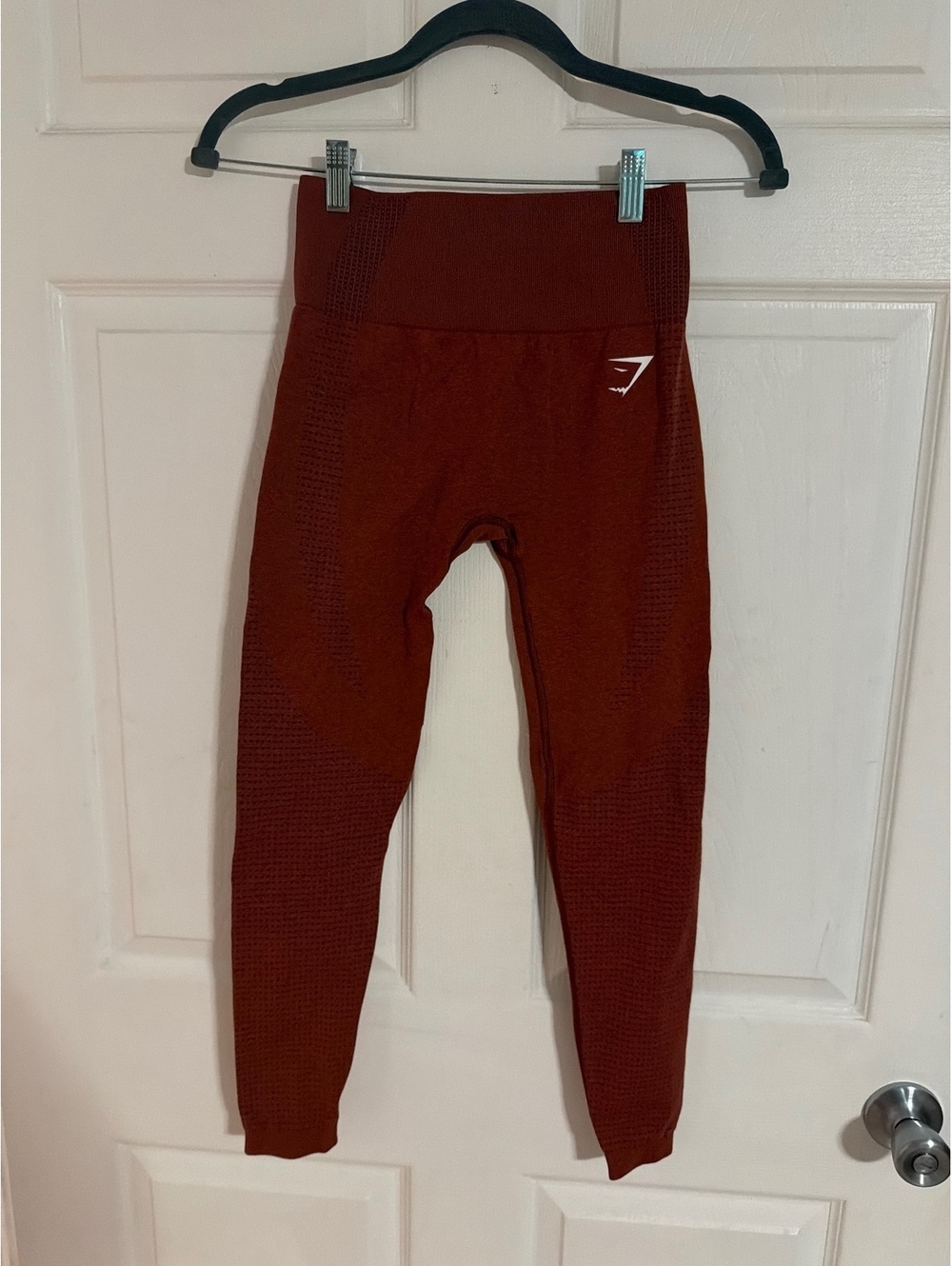 Gymshark Seamless High Waist Leggings Rust Red